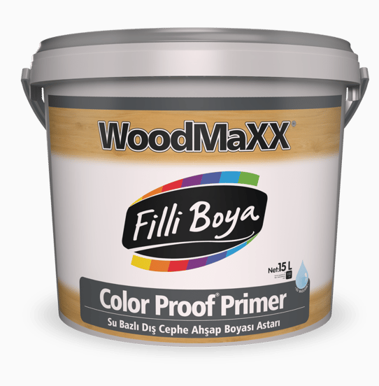 WoodMaXX Color Proof Primer Su Bazlı Dış Cephe Ahşap Boyası Astarı
