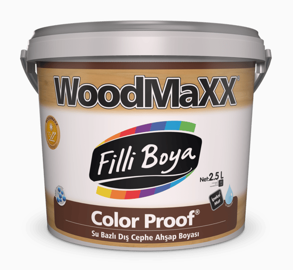WoodMaXX Color Proof Su Bazlı Dış Cephe Ahşap Boyası